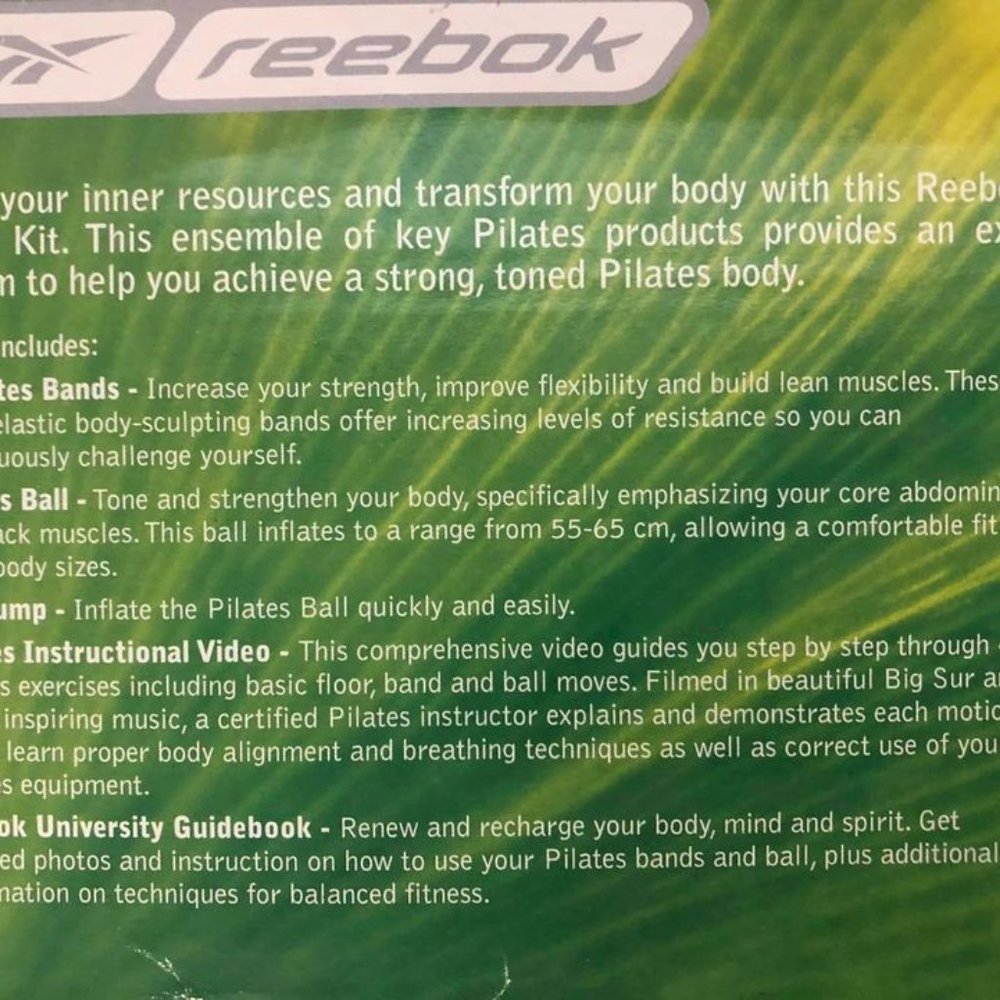 NIB Reebox Deluxe Pilates Kit - Picture 8 of 9